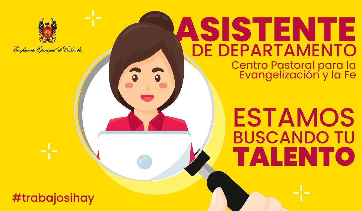 Se requiere asistente de departamento