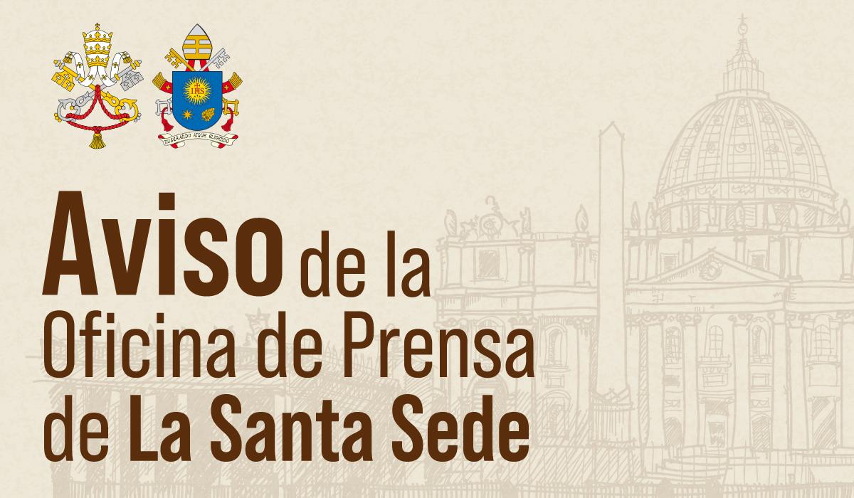 Aviso de la Santa Sede