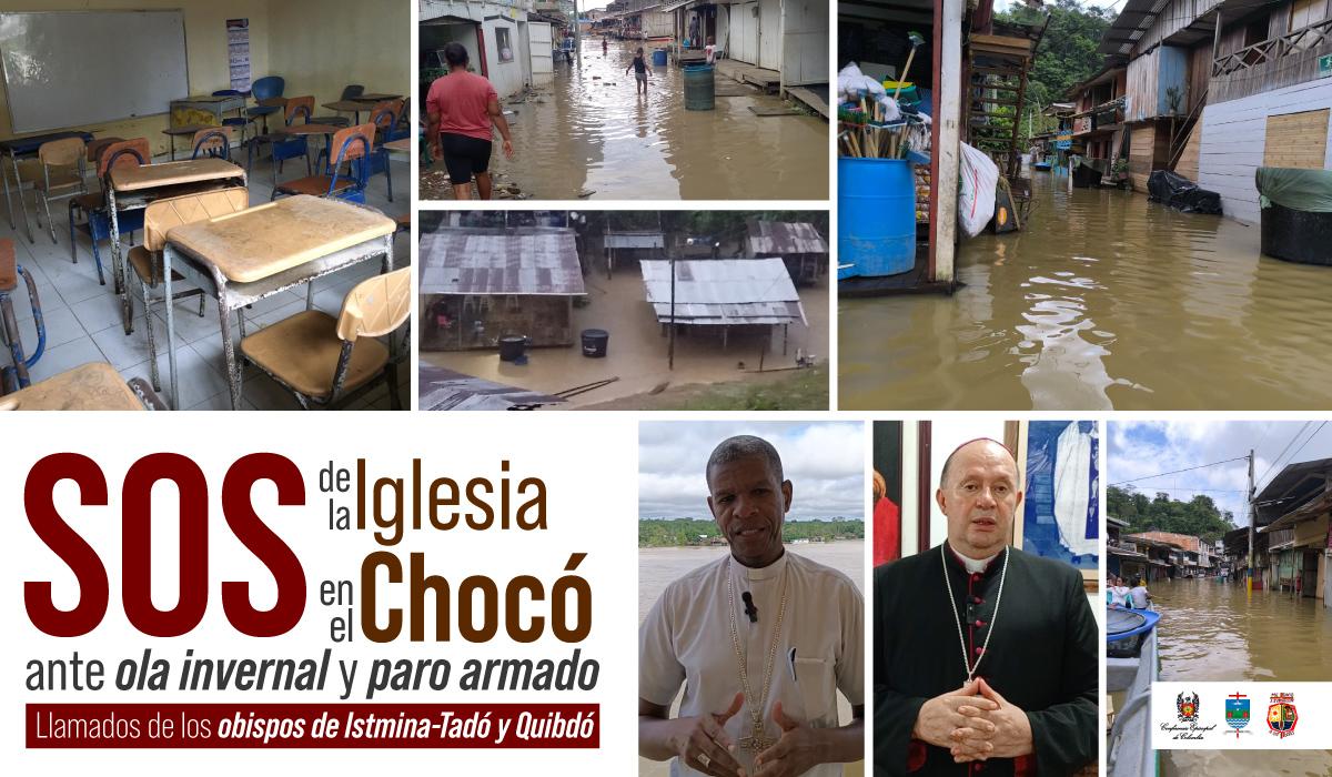 iglesia chocó emergencia ola invernal y paro armado