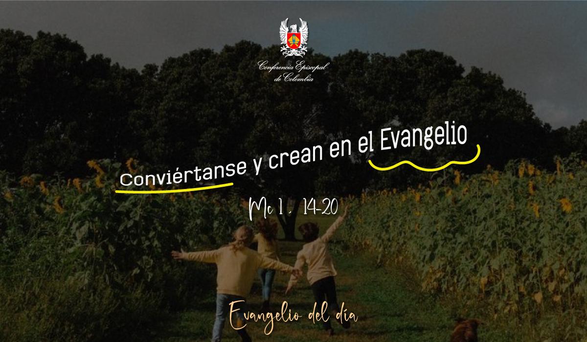 13 de enero evangelio san marcos 1 14 20