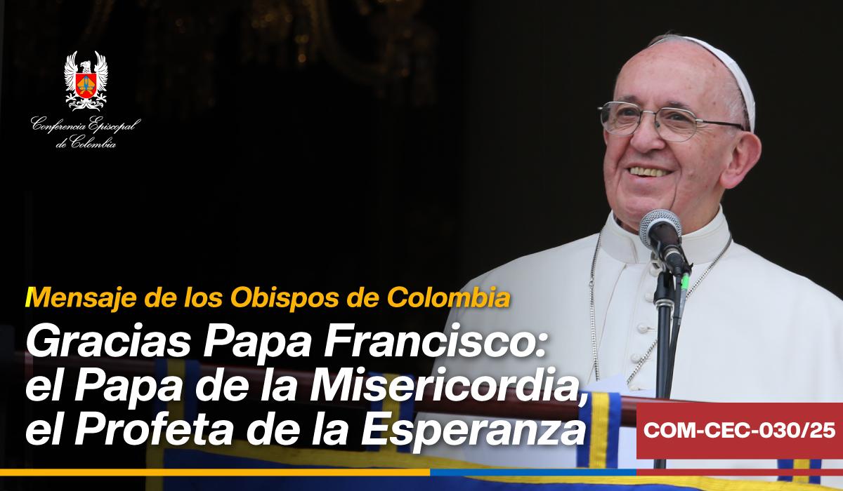 MENSAJE DE LOS OBISPOS FALLECIMIENTO PAPA FRANCISCO