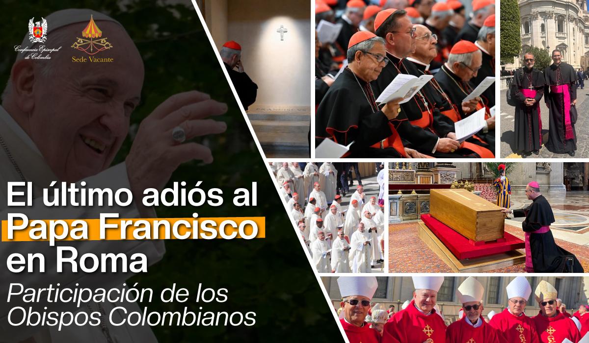 Último adiós al Papa Francisco en Roma - Obispos colombianos