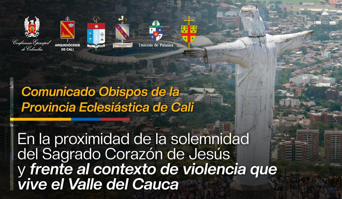 Comunicado Obispos Provincia Cali
