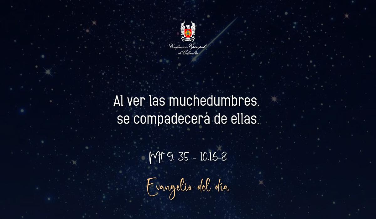 Evangelio 06 De Diciembre San Mateo Mt 9, 35 - 10,1.6-8