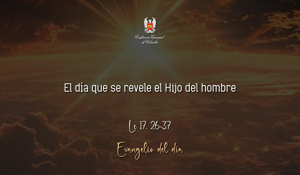 Evangelio 14 De Noviembre San Lucas Lc 17, 26-37