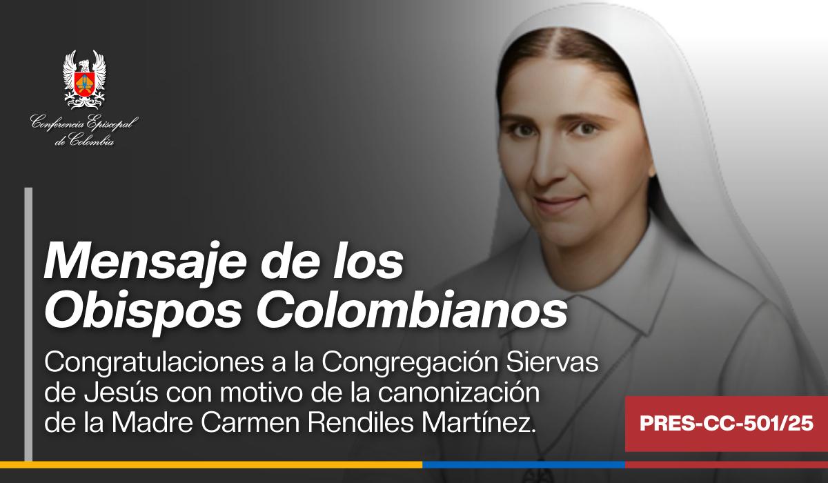 mensaje-de-los-obispos-colombianos-madre-carmen-rendiles-martinez