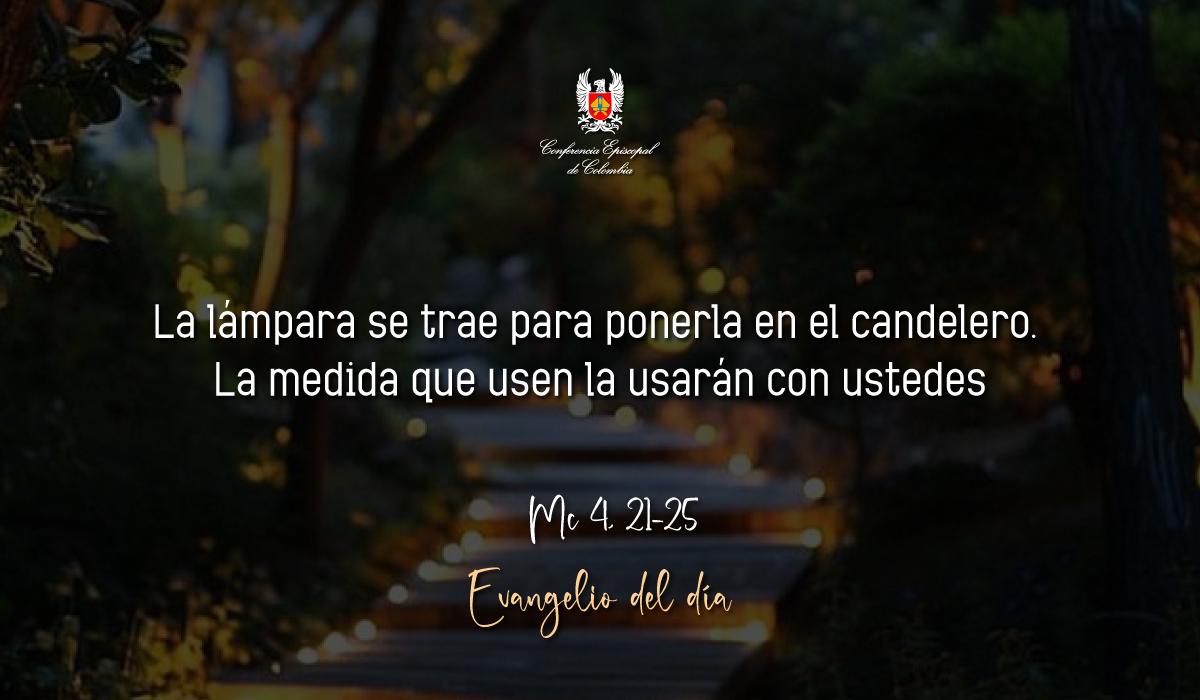 Evangelio 29 De Enero San Marcos Mc 4, 21-25
